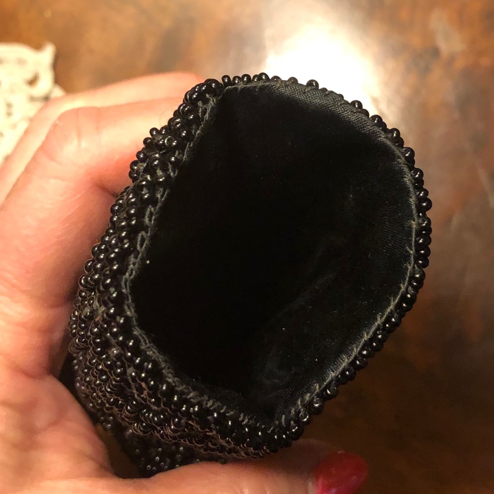 Vintage Black Beaded Eyeglass Case - Picture 4 of 4
